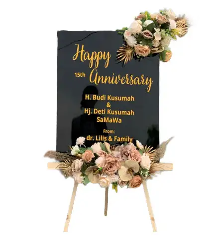 Papan Bunga Akrilik Puhun Pintu Kabun