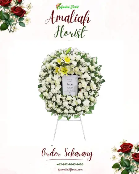 Krans Bunga Duka Puhun Pintu Kabun